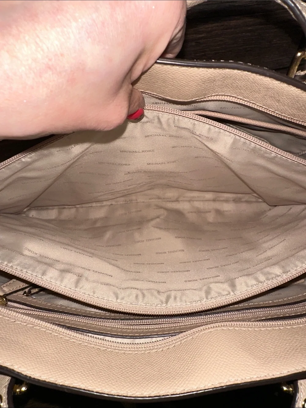 Michael Kors structured tote